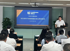 柳工舉辦黨紀(jì)學(xué)習(xí)警示教育大會(huì)