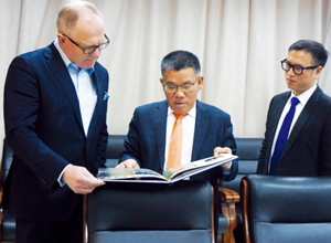 集合雙方優勢 實現長足發展——曾光安、Pekka Vauramo到柳工美卓（常州）現場調研